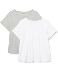 Amazon Essentials - Classic-fit 100% Cotton Short-sleeve Crewneck T-shirt - Lyst