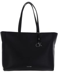 Calvin Klein - Mujer Bolso Tote Ck Must Shopper Medium con Cremallera - Lyst