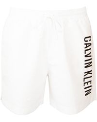 Calvin Klein - Boxer Mare Uomo CK Piscina con Logo Stampato Elastico in Vita con culisse Articolo ZM0ZM02362 - Lyst