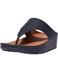 Fitflop - Shuv Leather Toe-post Sandal - Lyst