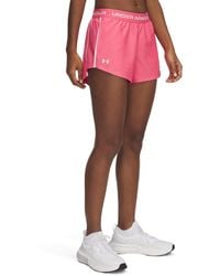 Under Armour - Pantalón Corto Tech Play Up Para Mujer Prime Blanco - Lyst
