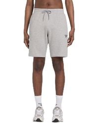 Reebok - Identity Small Logo Fleece Short - Lyst