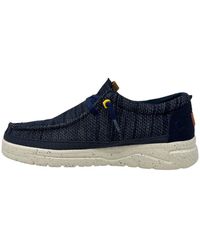 Wrangler - Sneakers Uomo Makena Knit in Tessuto Leggero Forato Blu con Suola in Gomma Ultra Leggera 43 - Lyst
