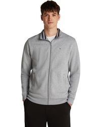 Tommy Hilfiger - Sweatshirt mit Reißverschluss Fleece Zip Thru Regular Fit - Lyst