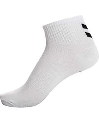 Hummel - HML Chevron Mid Cut Socken 2023 weiß - Lyst