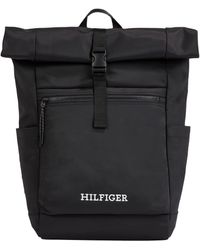 Tommy Hilfiger - Sac à Dos Monotype Rolltop Bagage Cabine - Lyst