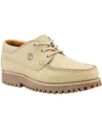 Timberland - CA2CHN Jackson ́s Landing Schnürschuhe Bootsschuhe Light Beige - Lyst