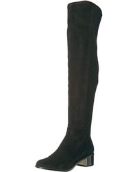 Calvin Klein S Carney Closed Toe Knee High Fashion Boots - Nero