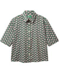 Benetton - Camicia 5q6sdq07o Shirt - Lyst