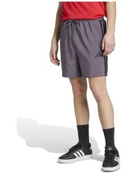 adidas - Essentials 3-Streifen Chelsea Shorts Grey Strata/Black 4XL - Lyst