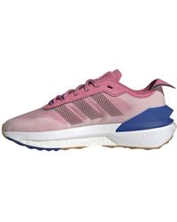 adidas - Avryn Trainer S Runners Pink/blue 5.5 - Lyst