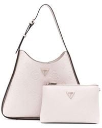 Guess - Keandra Large Hobo Stone Logo - Lyst