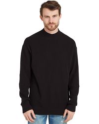 Calvin Klein - Jeans Pull Blown Up Mock Pull en Maille - Lyst