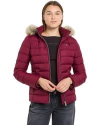 Tommy Hilfiger - Tjw Basic Hooded Down Jacket Ext Dw0dw18312 Puffer - Lyst