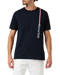 Tommy Hilfiger - Camiseta RWB Monotype Vertical Stripe S/S - Lyst