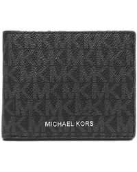 Michael Kors - Logo Schlüsselanhänger und Billfold 2 in 1 Geldbörse Geschenkbox Set - Lyst