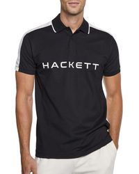 Hackett - Hackett Hm563199 Short Sleeve Polo L - Lyst