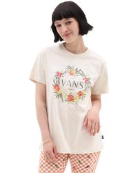 Vans - T-shirt Wreath Of Flowers Bff Tee - Lyst