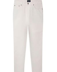 Hackett - Brushed Denim Jeans - Lyst