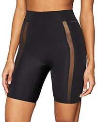 Calvin Klein Short Medias Moldeadoras para Mujer - Negro