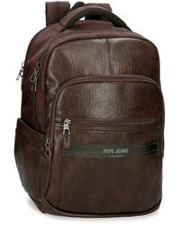 Pepe Jeans - Horley Zaini in poliestere e dettagli in ecopelle - Lyst