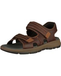 clarks mens unstructured sandals