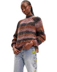 Desigual - Flat Knit Thick Gauge Pullover - Lyst