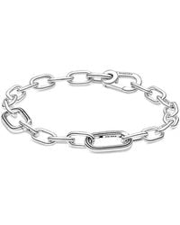 PANDORA - Me Link Chain Bracelet In Sterling Silver For Medallion Charms - Lyst