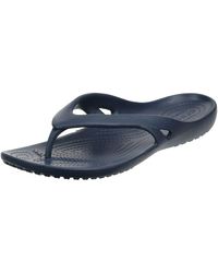 Crocs™ - Crocband Flip Flop Navy Blue-Navy - Lyst