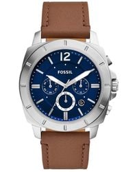 Fossil - Orologio Analogico al Quarzo Uomo con Cinturino in Pelle BQ2819 - Lyst