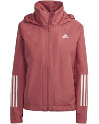 adidas - Funktionsjacke BSC 3-STREIFEN RAIN.RDY REGENJACKE - Lyst