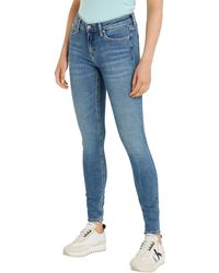 Calvin Klein - Jeans Mujer Vaqueros Mid Rise Skinny Fit - Lyst