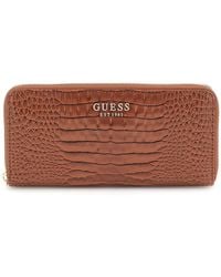 Guess - Laurel SLG Large Zip Around Wallet - Lyst