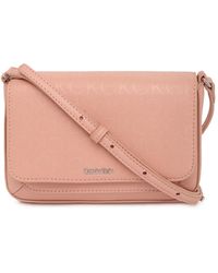 Calvin Klein - CK Must Crossbody Bag Cafe Au Lait Mono - Lyst