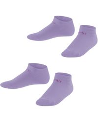 Esprit - Kind Korte Sokken Foot Logo 2-pack K Sn Katoen Kort Eenkleurig Multipack 2 Paar - Lyst