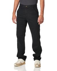 Carhartt - Washed Twill Dungaree (black) Jeans - Lyst