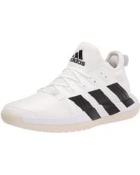 adidas - Male Stabil Next Generation Shoes White/Black/Solar Red-12 - Lyst