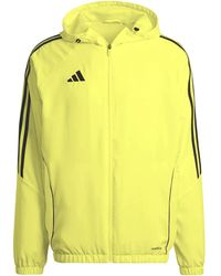 adidas - Performance Tiro 24 Coupe-vent Jaune/blanc/noir Taille M - Lyst