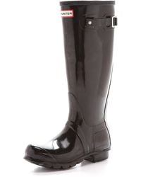HUNTER - Original Tall Wellington Boots - Lyst