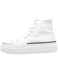Converse - Chuck Taylor All Star Construct High Bianco da Uomo A02832C - Lyst