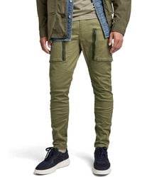 G-Star RAW - Zip Pocket 3D Skinny Cargo Pantalones - Lyst