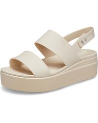 Crocs™ - Brooklyn Low Wedge Sandal - Lyst