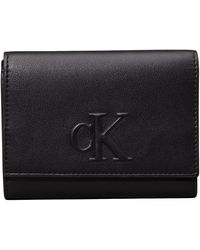 Calvin Klein - Donna Portafoglio Sculpted Medium Trifold Pieghevole - Lyst