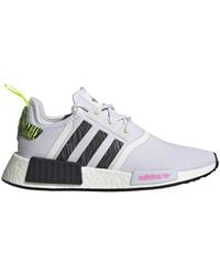 adidas - Originals NMD_R1 White/Core Black/Solar Yellow 7 B - Lyst