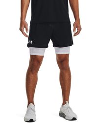 Under Armour - S Woven 2in1 Vent Shorts Black Xl - Lyst