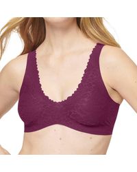 Sloggi - Zero Feel Lace 2.0 Bralette Bustier - Lyst