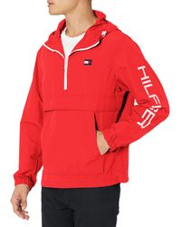 Guess Popover Windbreaker in Black for Men Lyst