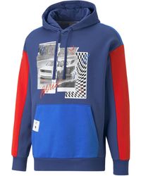 PUMA - BMW M Motorsport Graphic Hoodie Kapuzen-Sweatshirt - Lyst