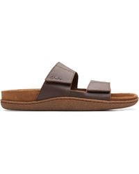 Clarks - Pilton Strap Slide Sandal - Lyst