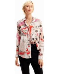 Desigual - CAM_Matera Blouse - Lyst
